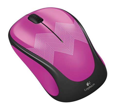 Logitech Wireless Mouse M238 Play Collection Purple Zigzag