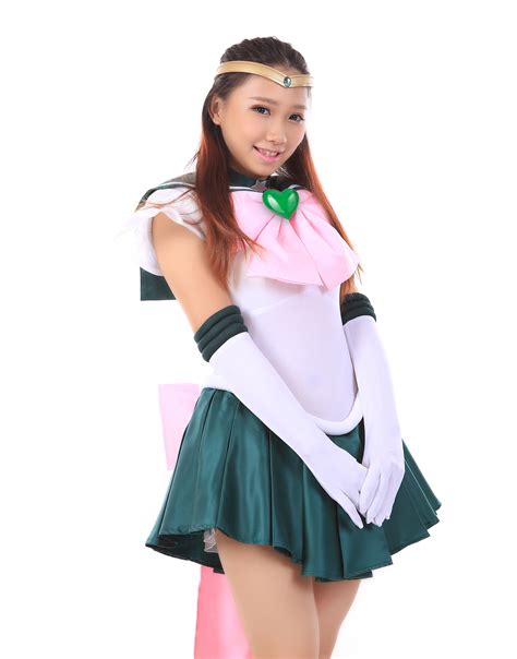 Sailor Moon Cosplay Costume Super S Sailor Jupiter Kino Makoto Fighting Uniform