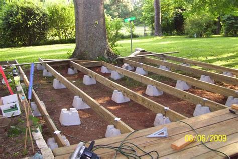 The ten easy to follow steps within this free deck plan will help you gather your tools and materials, frame the floor, set the posts, lay the decking, and build the guardrails. perfect-floating-deck-plans-Is4ks | Building a floating ...
