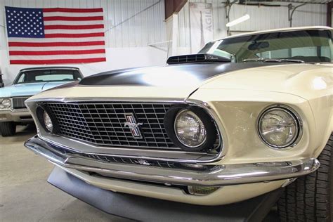 1969 Ford Mustang Mach 1 57564 Miles Wimbledon White Coupe 428ci Scj V8