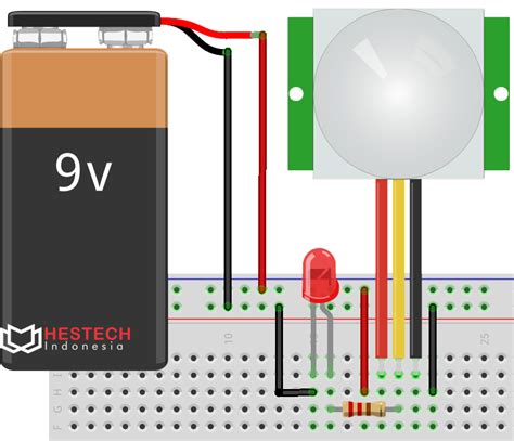 Fritzing Rangkaian Arduino Menggunakan Sensor Pir Sensor Gerak Dan Vrogue