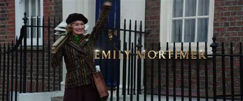 2018 Mary Poppins Returns Emily Mortimer As Jane Banks 2018