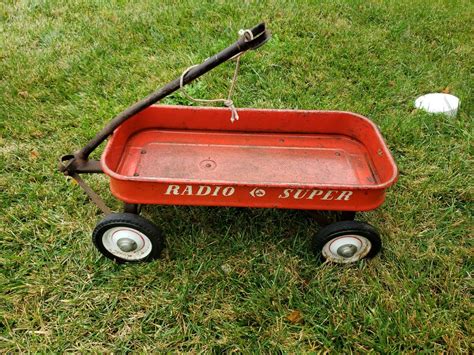 Vintage Original Toy Super Radio Flyer Red Wagon 50th Anniversary Rare