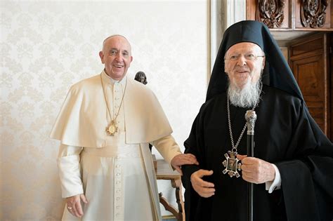 Meeting Of The Ecumenical Patriarch With Pope Francis At The Vatican