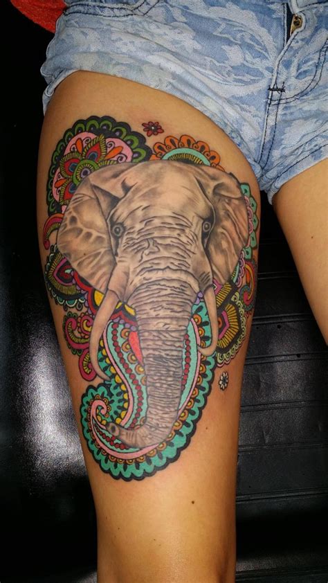 60 best elephant tattoos meanings ideas and designs elephant tattoo design colorful
