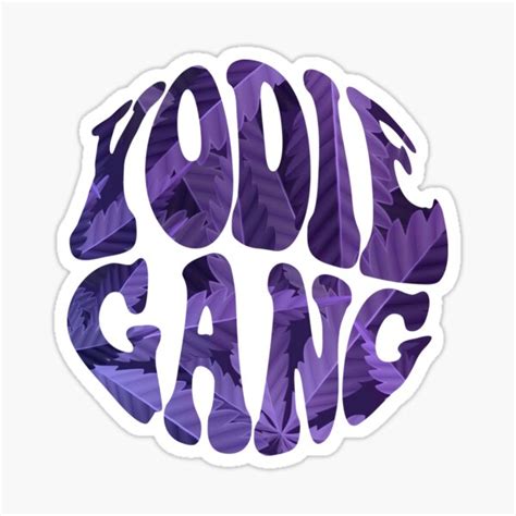 Yodie Gang Text V4 Sticker For Sale By Thesouthwind Redbubble