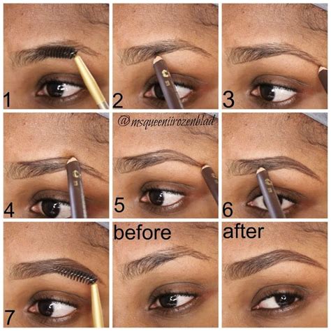 Natural Brows Using A Pencil By Queenii R Natural Brows Best Eyebrow
