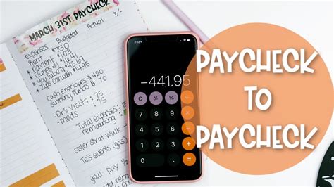 Budget With Me Paycheck To Paycheck April 2019 Paycheck 1 Youtube