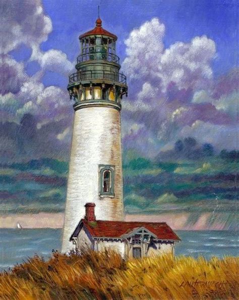 25 Simple And Easy Lighthouse Painting Ideas For Beginners Cityscape