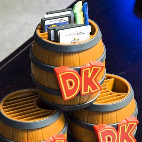 Donkey Kong Game Card Storage In 2020 Video Game Rooms
