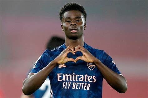 Bukayo saka, 19, from england arsenal fc, since 2019 left midfield market value: Image - Why Bukayo Saka has missed today's Man United clash - Just Arsenal News