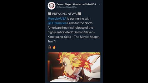 Kimetsu no yaiba the movie: Demon Slayer Movie Confirmed for NA & Canada + Free Tickets ️ - YouTube