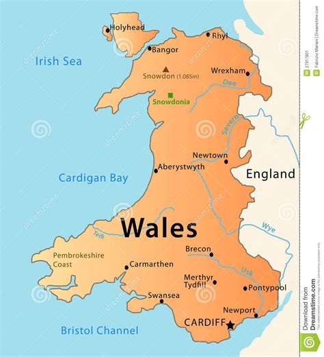 Wales Map Wales Map Wales Wales Travel