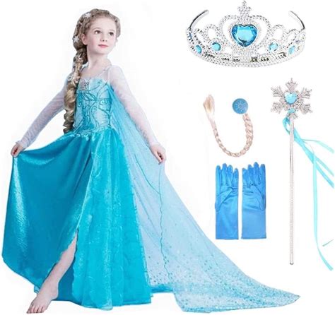 فستان ملكة الثلج من فان ستار، مصمم للفتيات، ومناسب للحفلات التنكرية، فستان عيد ميلاد ملكة الثلج