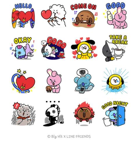 New Stickers From Bt21 ═╝ Armys Amino