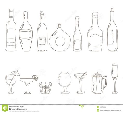 酒瓶剪影。 向量例证. 插画 包括有 餐馆, 现有量, 收集, 庆祝, 图象, 要素, 例证, 空白的, 玻璃 - 36778184