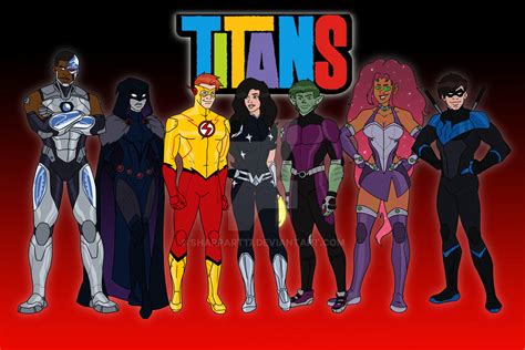 New Titans By Sharpart17 On Deviantart