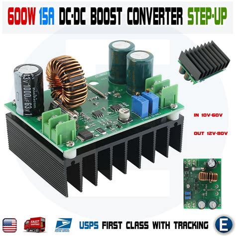 Dc Dc 600w 10 60v To 12 80v Boost Converter Step Up Notebook Power Sup