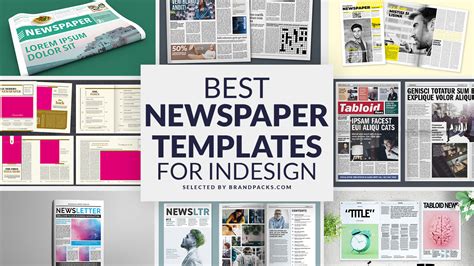 20 Best Newspaper Templates For Indesign Brandpacks