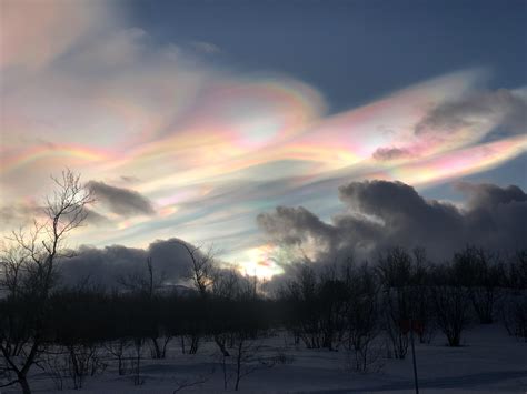 More Polar Stratospheric Clouds Over Abisko Sweden Otherwise Known As