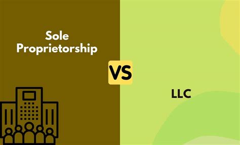 Sole Proprietorship Vs Llc Whats The Difference With Table