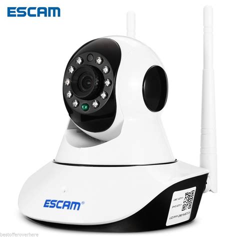 Escam G02 720p Hd Wifi Security Camera Indoor Night Vision Wireless Pan