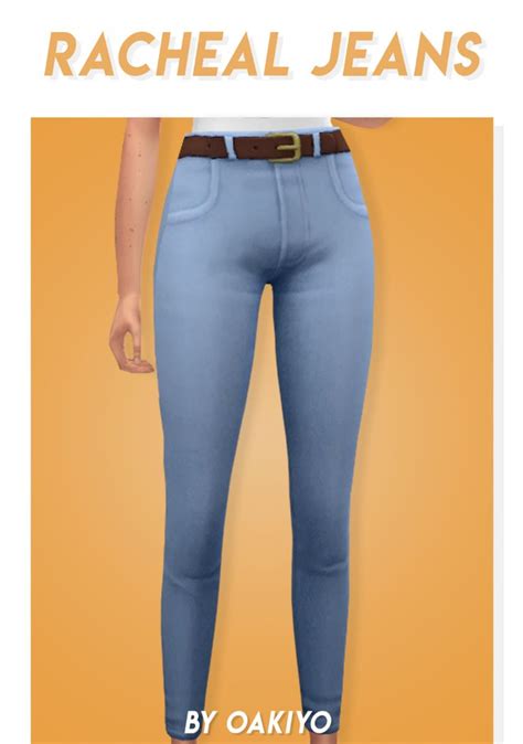 The Sims 4 Maxis Match Custom Content Oakiyo Rachael Jeans A Pair Of