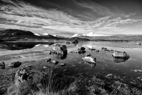 Black And White Photography Glencoe And Rannoch Moor Sft