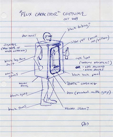 Flux Capacitor Costume Blueprint Flickr Photo Sharing