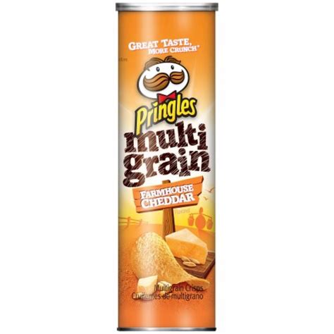 Pringles Multi Grain Farmhouse Cheddar Multigrain Crisps 663 Oz Kroger