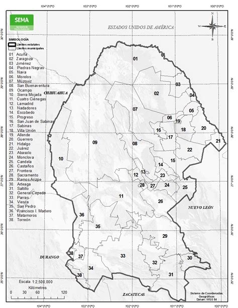 Mapa Ubicación De Municipios