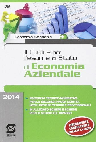 Il Codice Per L Esame Di Stato Di Economia Aziendale Per La Seconda