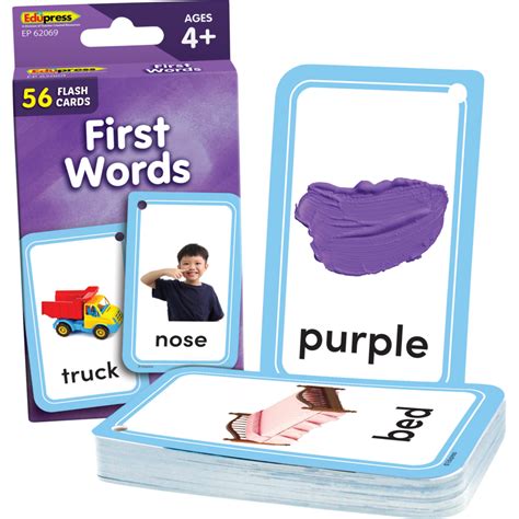 First Words Flash Cards Tcr62069 Teacher Created Resources