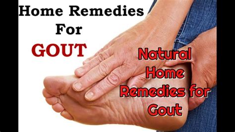 Home Remedy For Gout Natural Home Remedies For Gout Youtube