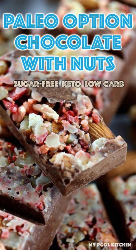 Blend or mix until completely combined. These nutty Low Carb Chocolate bars use monk fruit powder ...