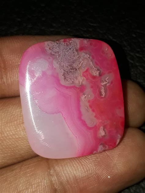 Pink Onyx Gemstone 45ct Good Quality Natural Onyx Cabochon Etsy