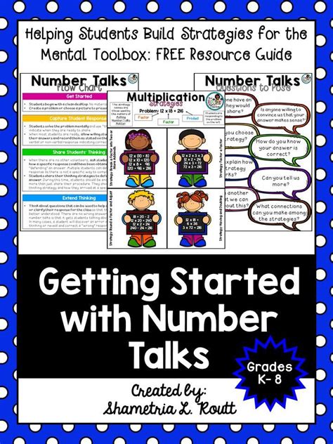 Getting Started With Number Talks Number Talks Math Talk Math Numbers