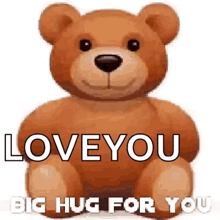 Teedy Bear Love You GIF Teedy Bear Love You Big Hug For You