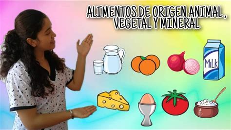 Clase Virtual Alimentos De Origen Animal Vegetal Y Mineral Youtube