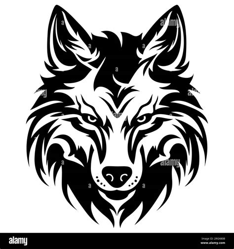 Wolf Head Silhouette Wolf Face Svg Pdf Dxf Png Wolf Clipart Wolf