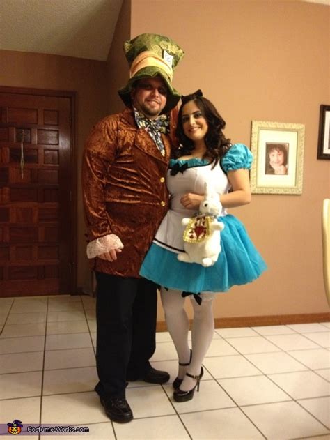 Alice In Wonderland And Mad Hatter Couples Halloween Costume Affordable