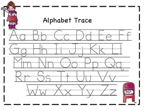 Cool Printable Letter Tracing Worksheets Image Worksheet For Kids