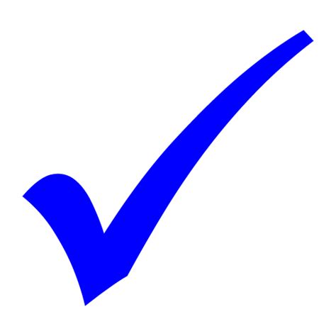 Check Mark Computer Icons Clip Art Blue Checkmark Png Download 512