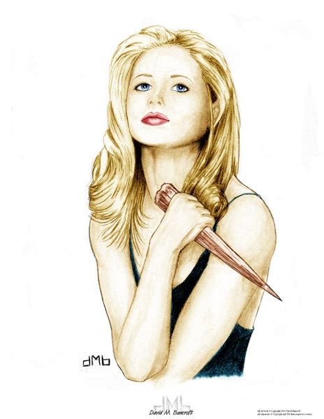 Buffy In David Bancrofts Prints 85x11 Black And White Color Comic Art Gallery Room