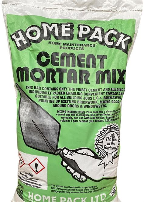 Homepack Ltd Home Pack Cement Mortar Mix 5kg Clocks Home And Garden