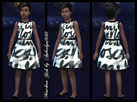 Designer Clothes For Little Girls At Amberlyn Designs Sims 4 Updates