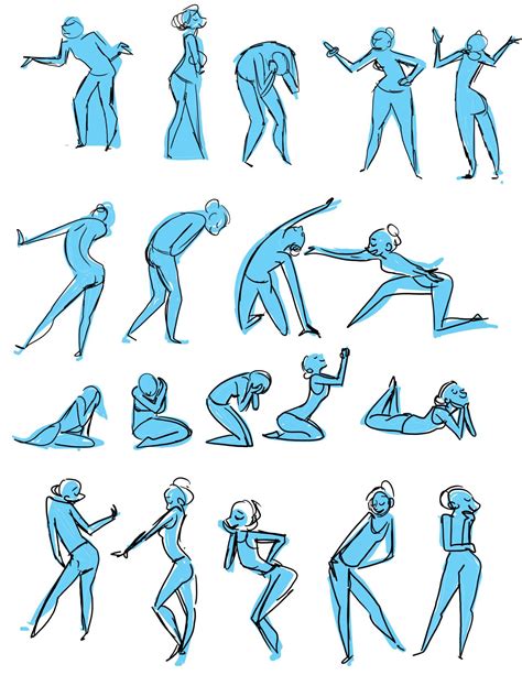 Pizzaandpixels Gesture Drawing Drawing Reference Poses Drawing