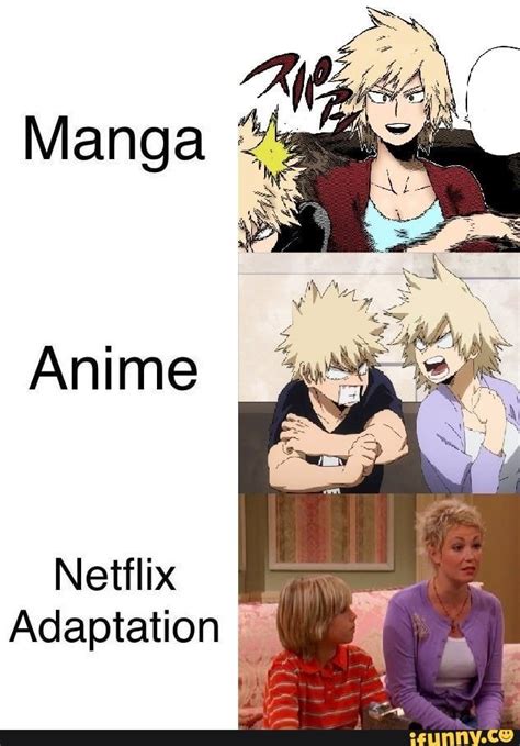 Netflix Adaptation Anime Memes Funny My Hero Academia Memes