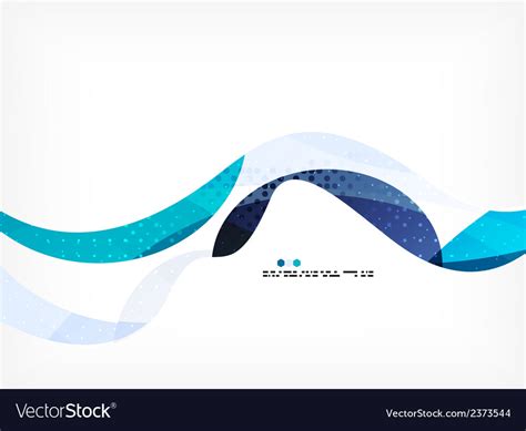 Colorful Abstract Flowing Shapes Royalty Free Vector Image