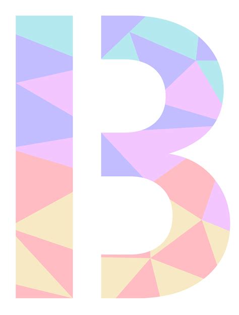 Modern Alphabet Letter B Png Download Pngpexel